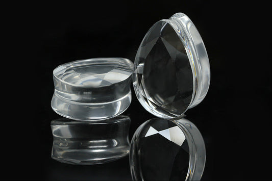 crystal tears shiny gauge plugs