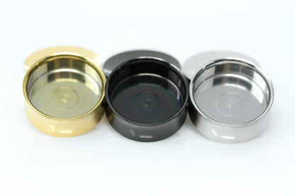 Concave Stainless Steel Plugs (Pair) - PSS265
