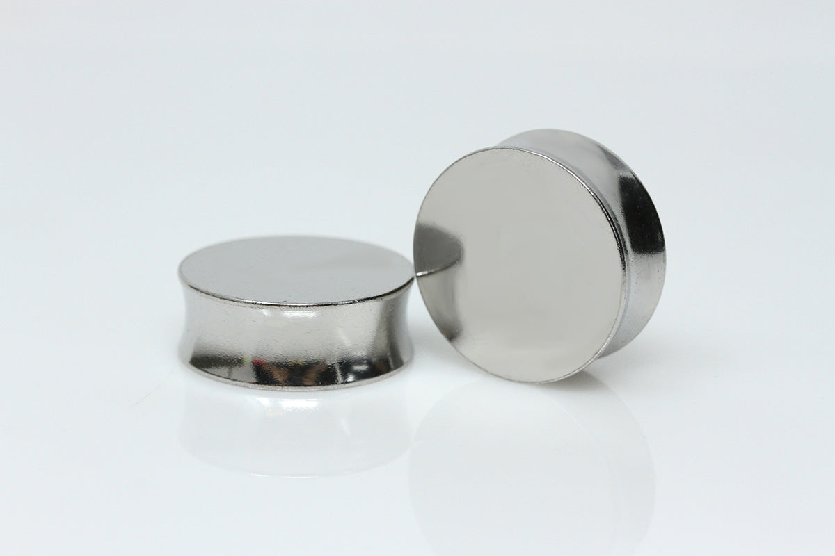 Solid Stainless Steel Plugs (Pair) - PSS205