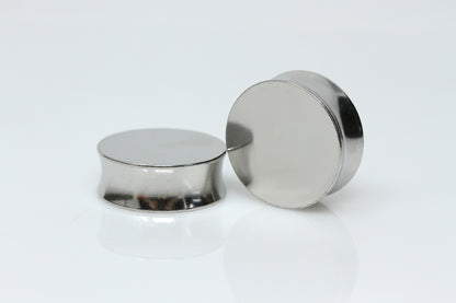 Solid Stainless Steel Plugs (Pair) - PSS205