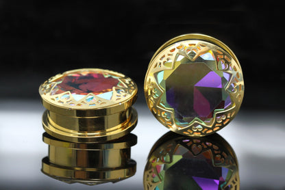 golden bling sparkle plugs