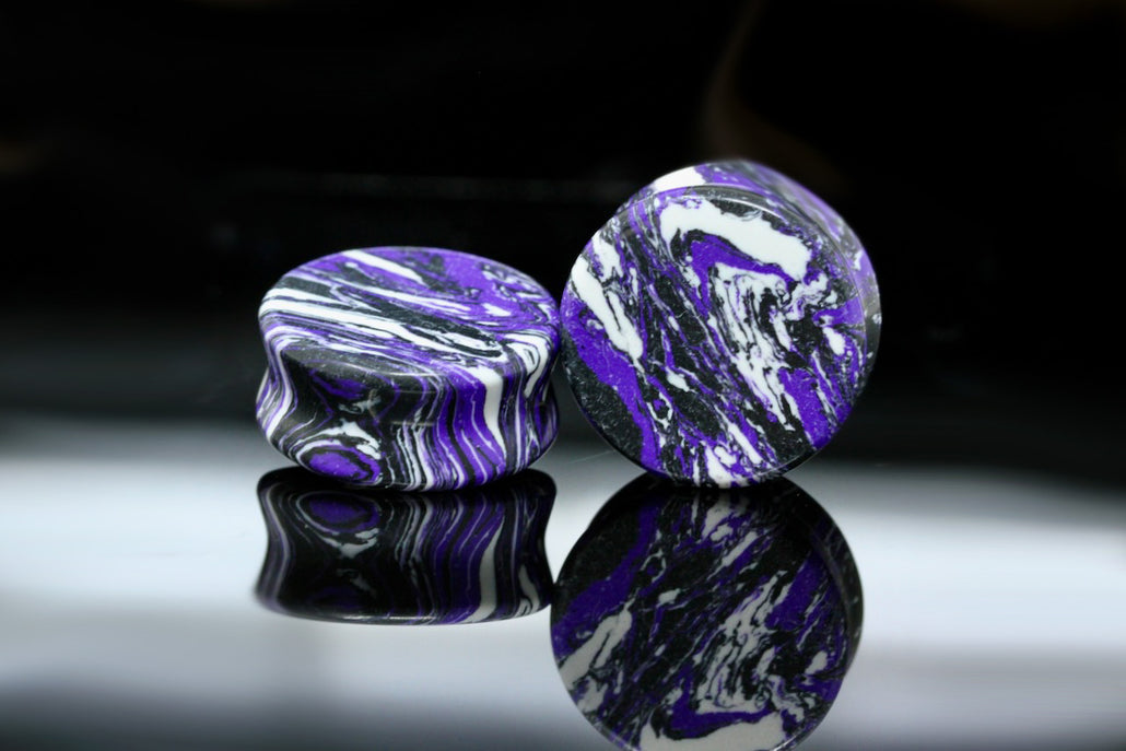 Purple Haze Stone Plugs (Pair) - PH99