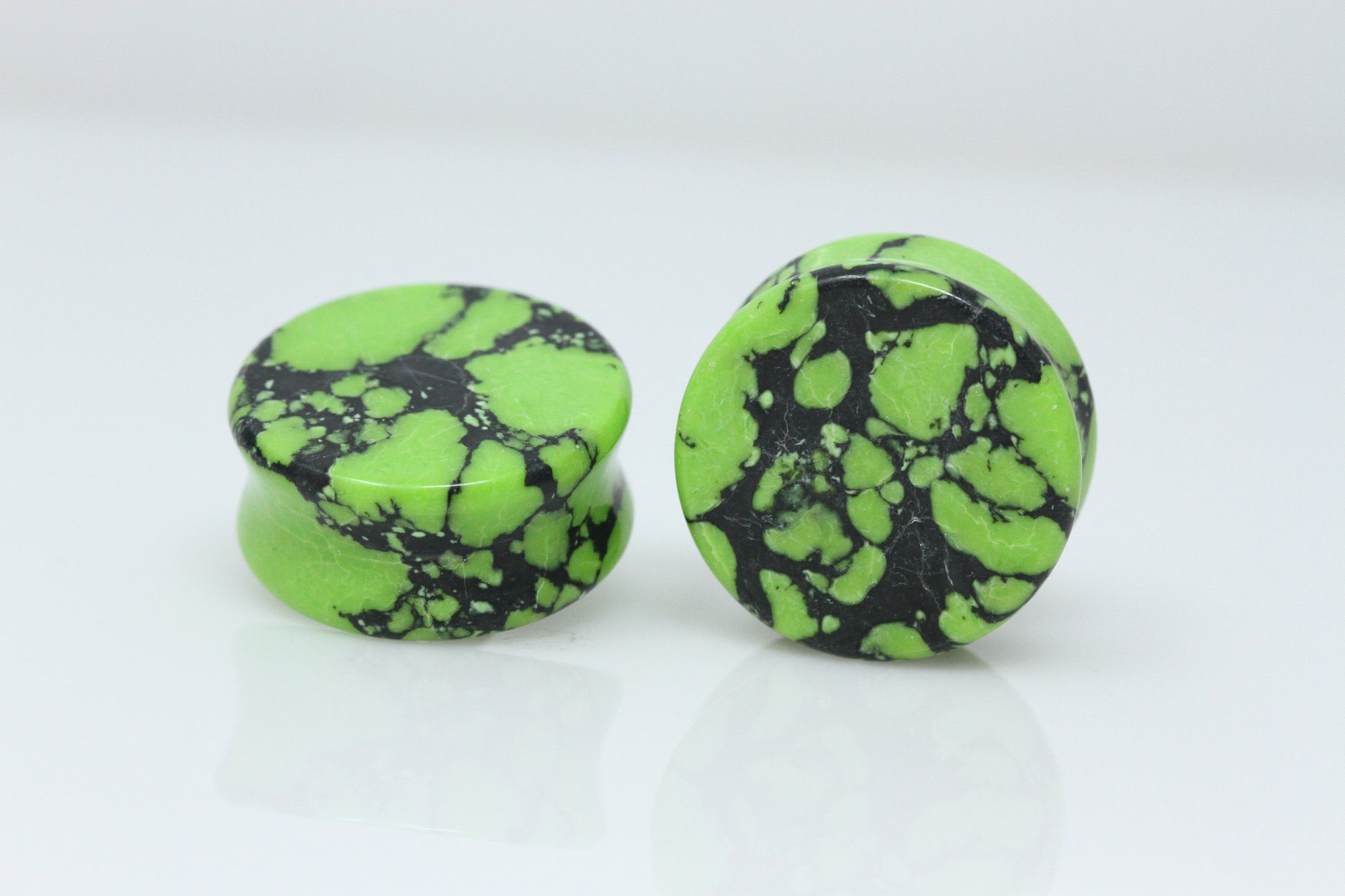 frankenstein ear plugs green gauges