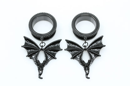 Bat Danglers - Screw on Tunnel (Pair) - PSS196