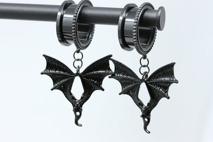 Bat Danglers - Screw on Tunnel (Pair) - PSS196