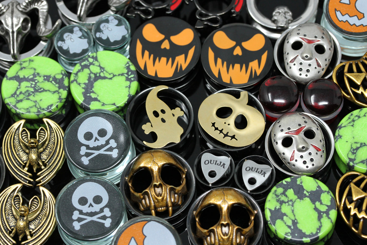 2024 Halloween Mystery Bag - 3 Pairs of Random Plugs - PBGBH6