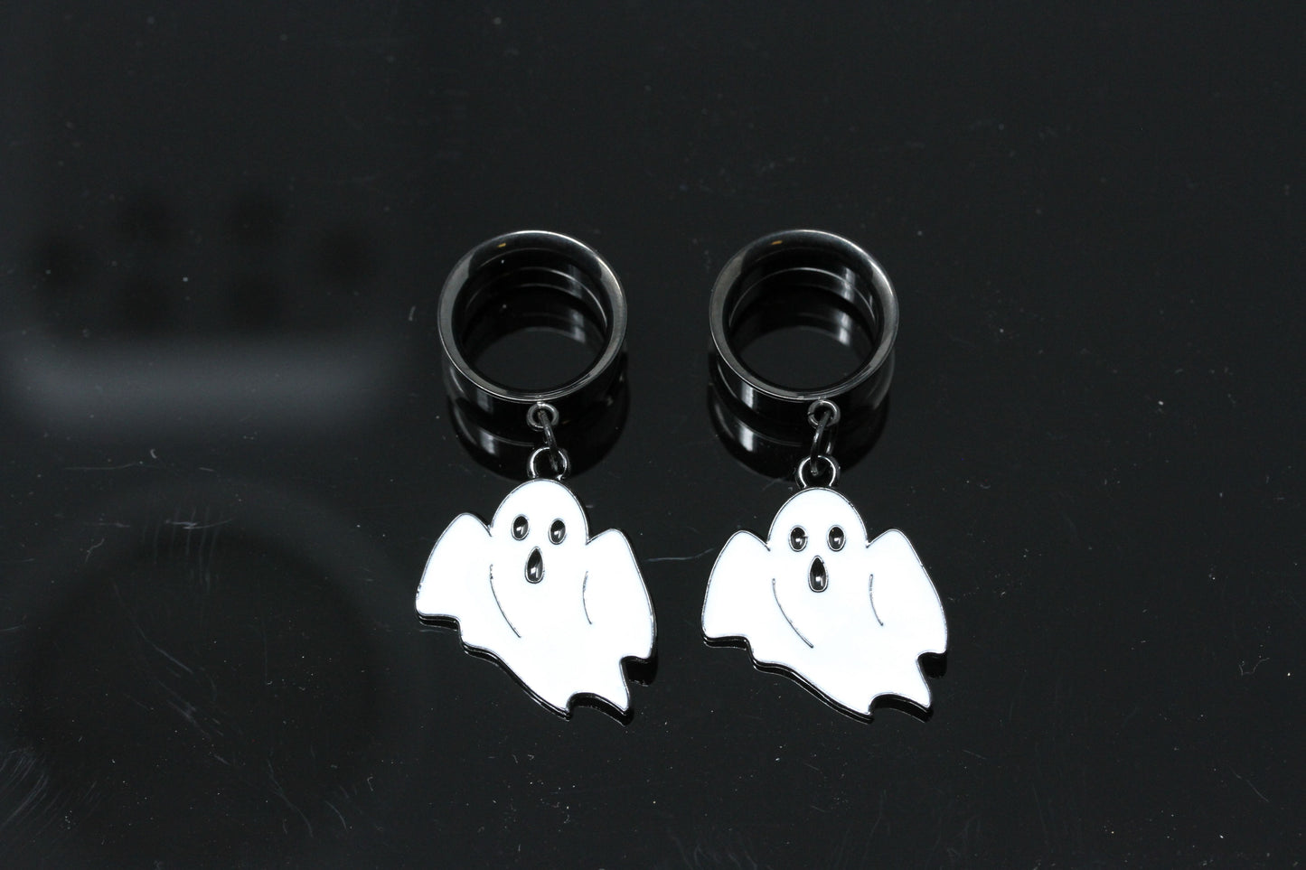 Cute Little Ghost Danglers - (Pair) - TF130