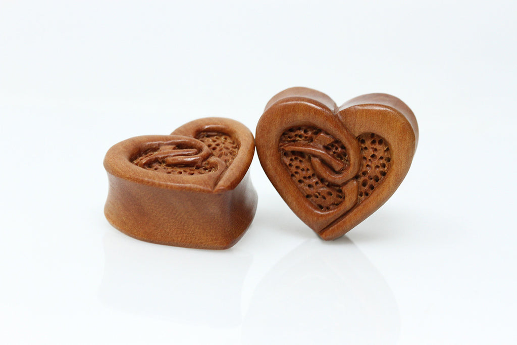 heart wooden plugs