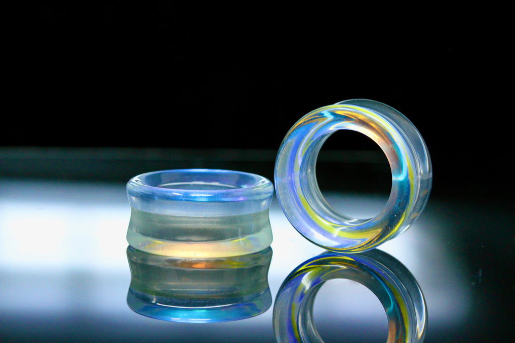 Unicorn Poop Glass Tunnels (Pair) - PH147