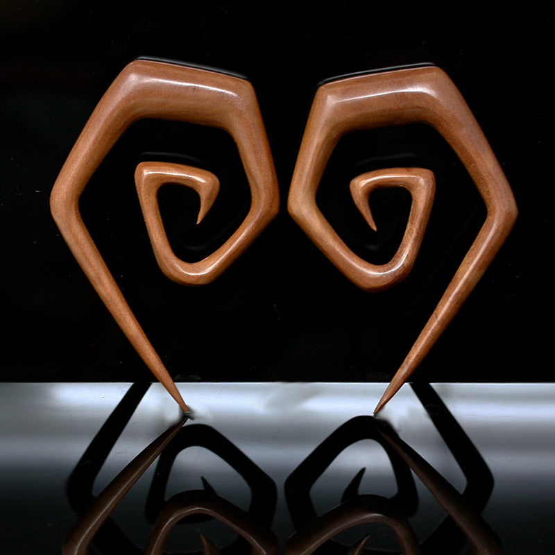 wooden spiral gauges