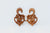 Sacred Flower Ear Stretcher Earrings (Pair) - A035