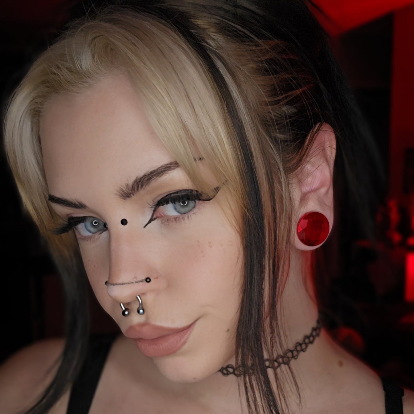 Lucifer's Gem Faceted Cut Plugs - (Pair) - PH98