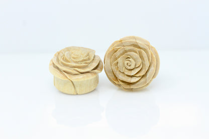 Desert Rose Wooden Plugs (Pair) - PA100