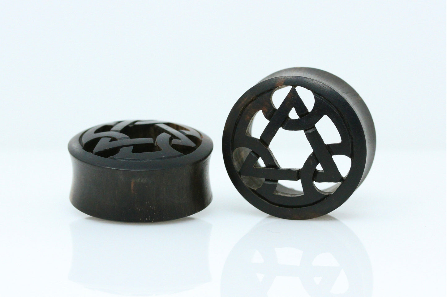 Avalon Wooden Plugs - Hand-Carved Plugs (Pair) - PA182