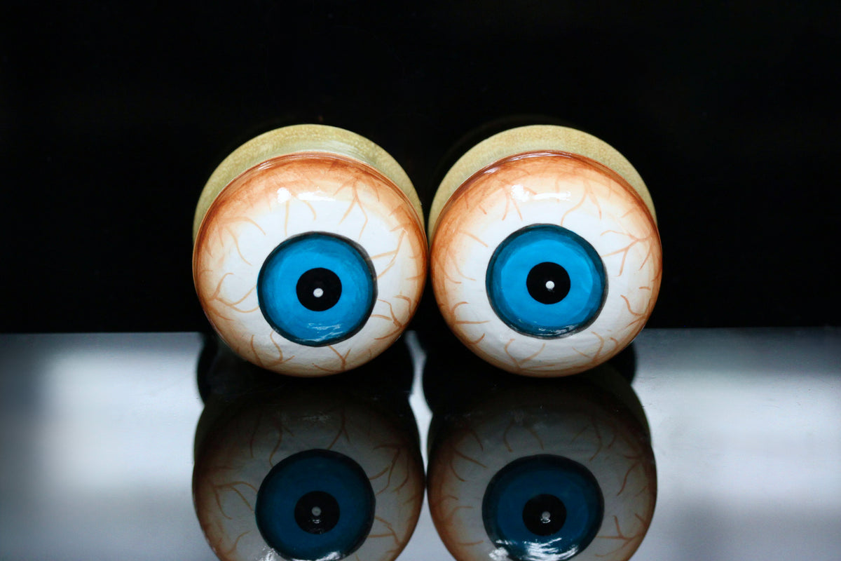 Eyeball Plugs - Wooden Plugs (Pair) - PA188