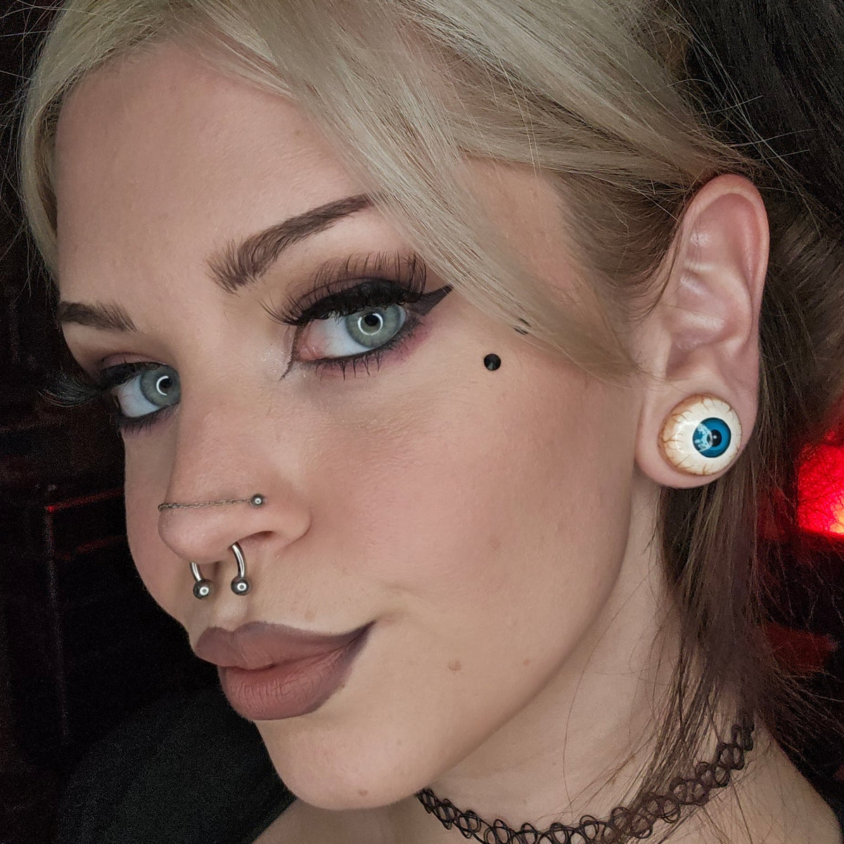 Eyeball Plugs - Wooden Plugs (Pair) - PA188