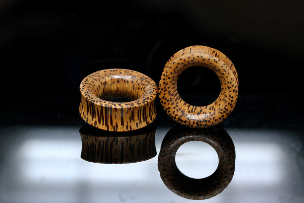 Coconut Tunnel Gauged Plugs (Pair) - PA35