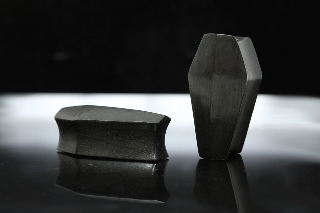 wood coffin gauges