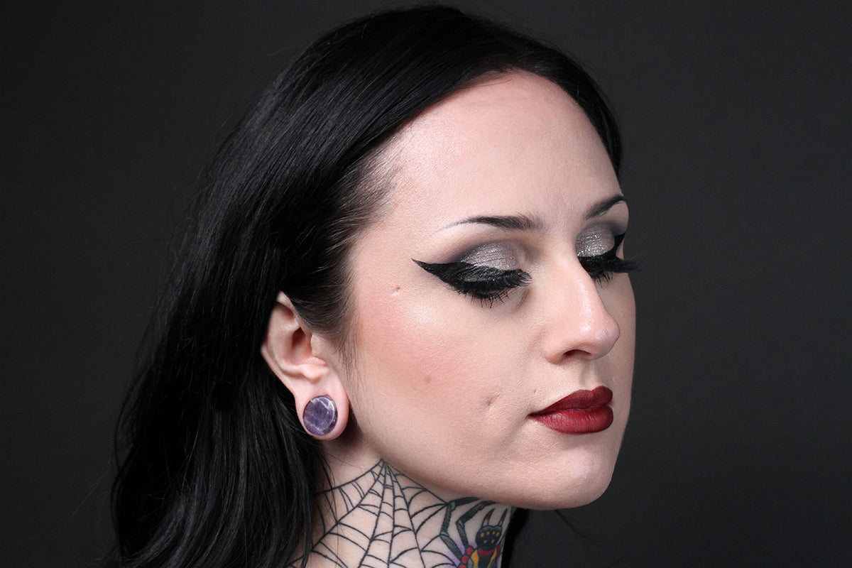 Amethyst Plugs (Pair) - PH09