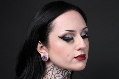 Amethyst Plugs (Pair) - PH09