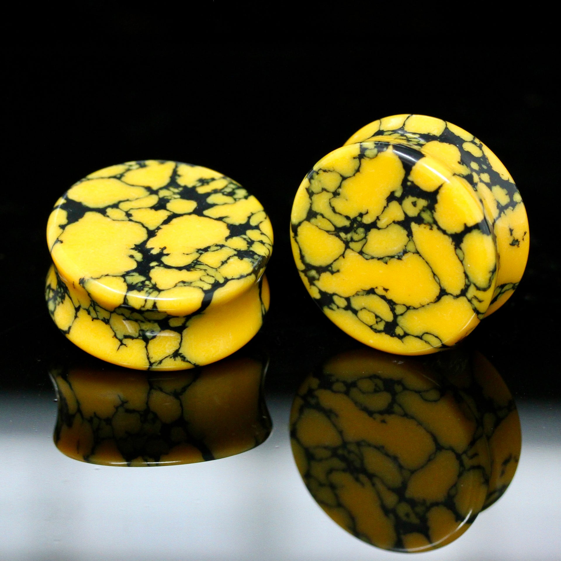 Biohazard Plugs for Stretched Ears (Pair) - PH205
