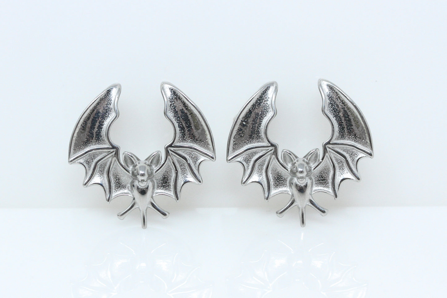 Bat Saddles - Black Steel (Pair) - PSS109