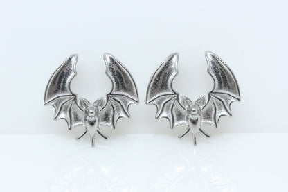 Bat Saddles - Black Steel (Pair) - PSS109