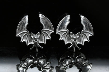 Bat Saddles - Black Steel (Pair) - PSS109