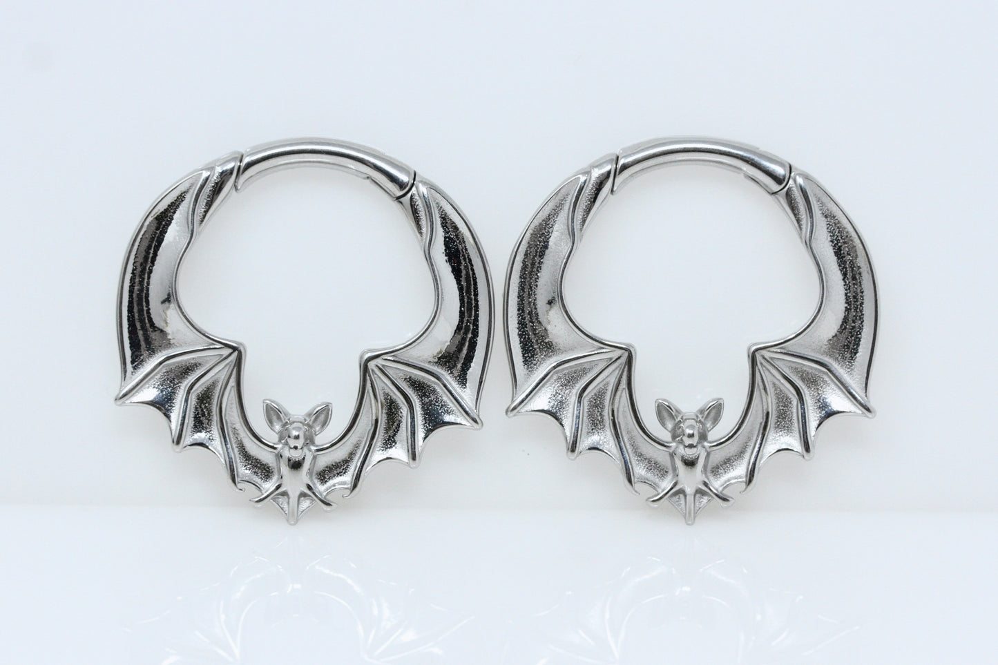 Black Bat Ear Weights (Pair) - PSS111