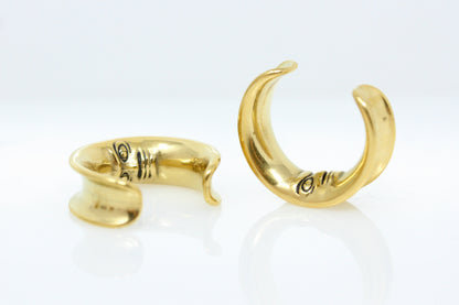 Moon Steel Ear Saddles (Pair) - PSS121