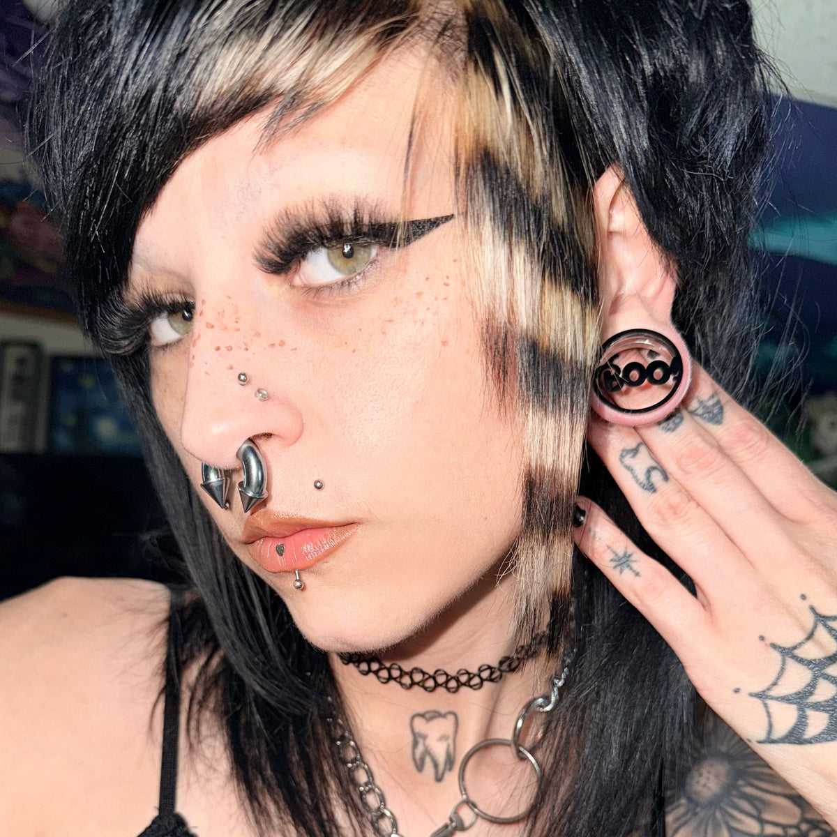 Boo and Ghost Stainless Steel Tunnels - Screw on Tunnel (Pair) - PSS228