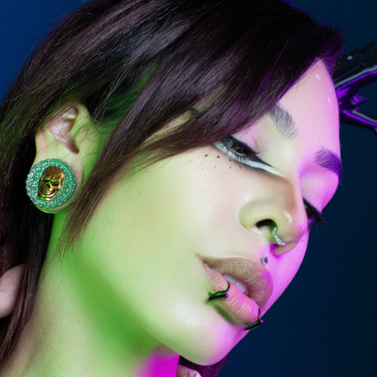 Lost Soul Stainless Steel Plugs - Screw on Plug (Pair) - PSS248