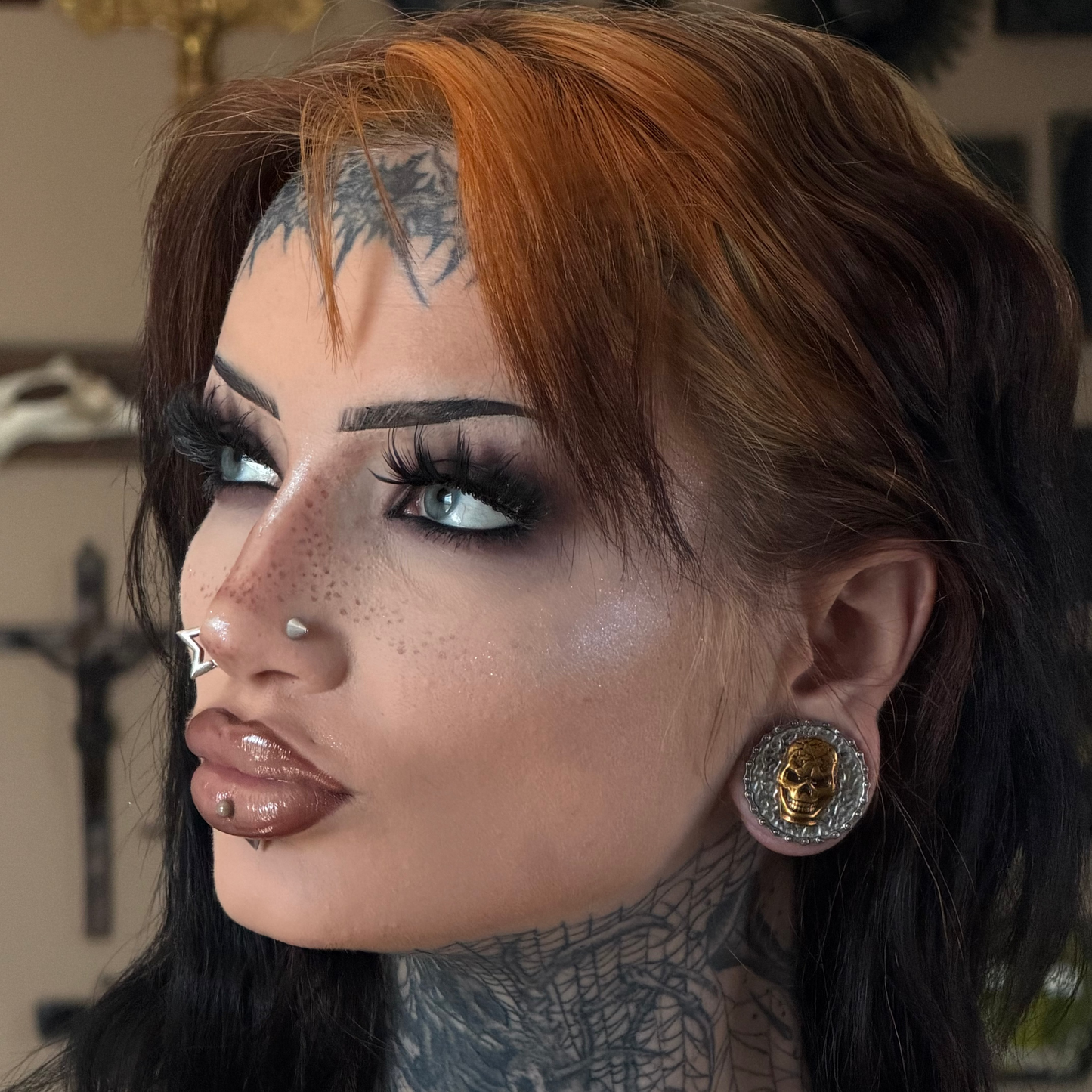 Lost Soul Stainless Steel Plugs - Screw on Plug (Pair) - PSS248