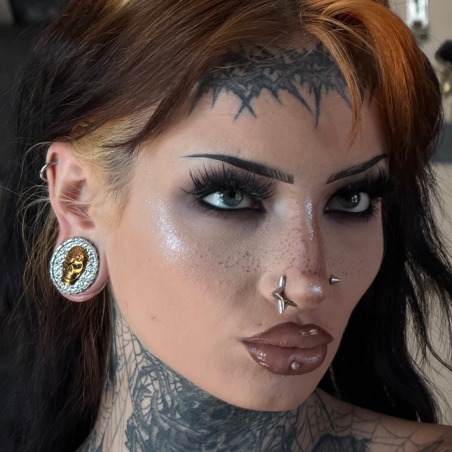 Lost Soul Stainless Steel Plugs - Screw on Plug (Pair) - PSS248