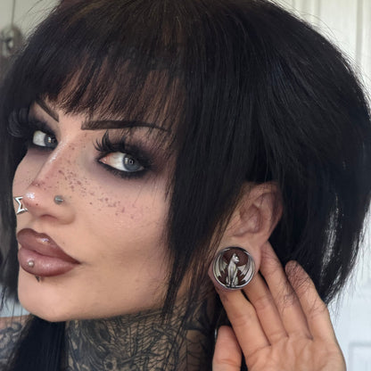 Bat Cat Stainless Steel Tunnels (Pair) - PSS251