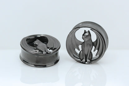 Bat Cat Stainless Steel Tunnels (Pair) - PSS251