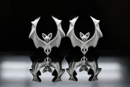 Prince of Darkness Bat Saddles Gold (Pair) - PSS257
