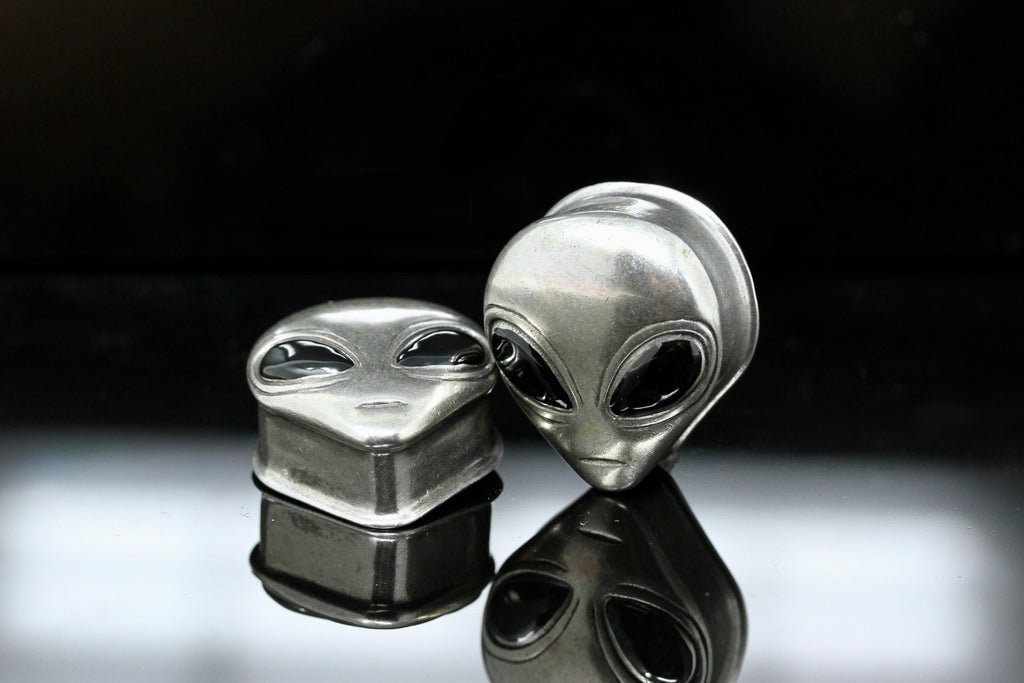 Alien Stainless Steel Plugs (Pair) - PSS260