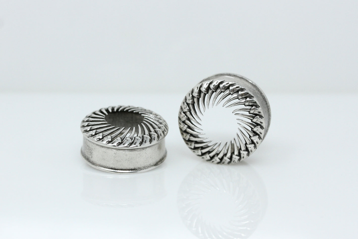 Poseidon’s Hollow Stainless Steel Plugs (Pair) - PSS261