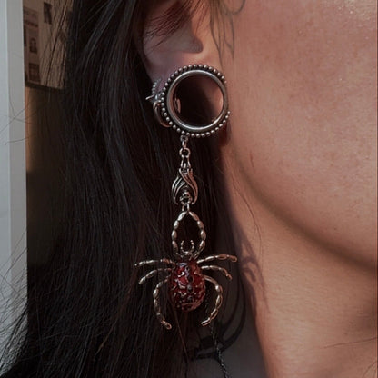 Red Spider Stainless Steel Danglers (Pair) - PSS263