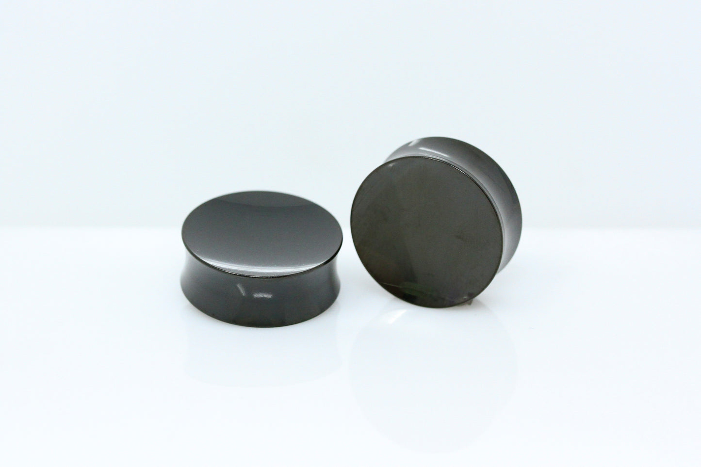 Concave Stainless Steel Plugs (Pair) - PSS265