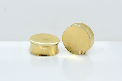 Concave Stainless Steel Plugs (Pair) - PSS265
