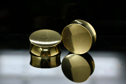 Concave Stainless Steel Plugs (Pair) - PSS265