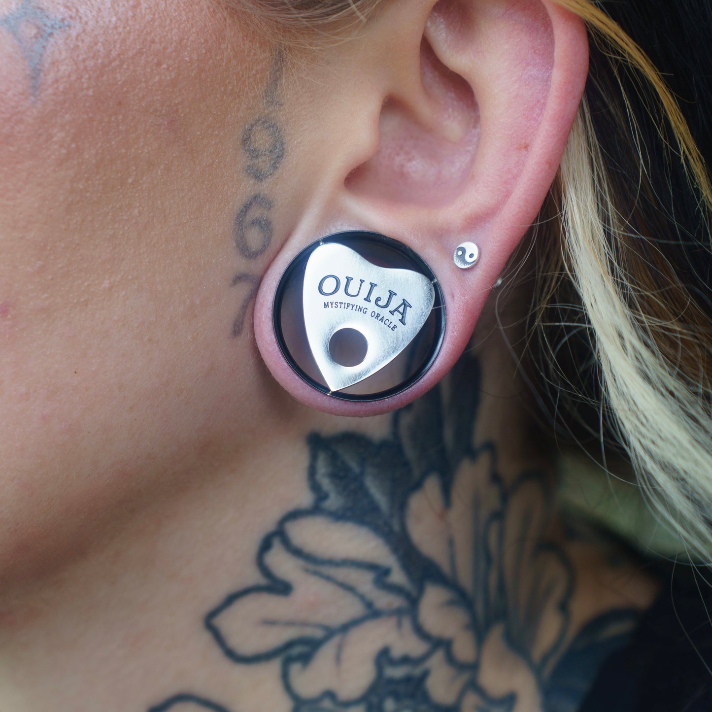 Ouija Tunnels - Stainless Steel Single Flare (Pair) - PSS34