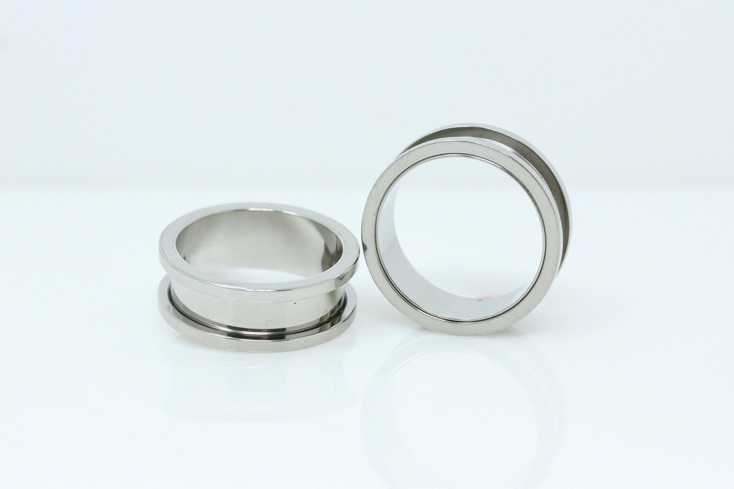 Stainless Steel Tunnels - Screw on Tunnel (Pair) - PSS39