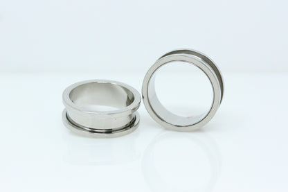 Stainless Steel Tunnels - Screw on Tunnel (Pair) - PSS39