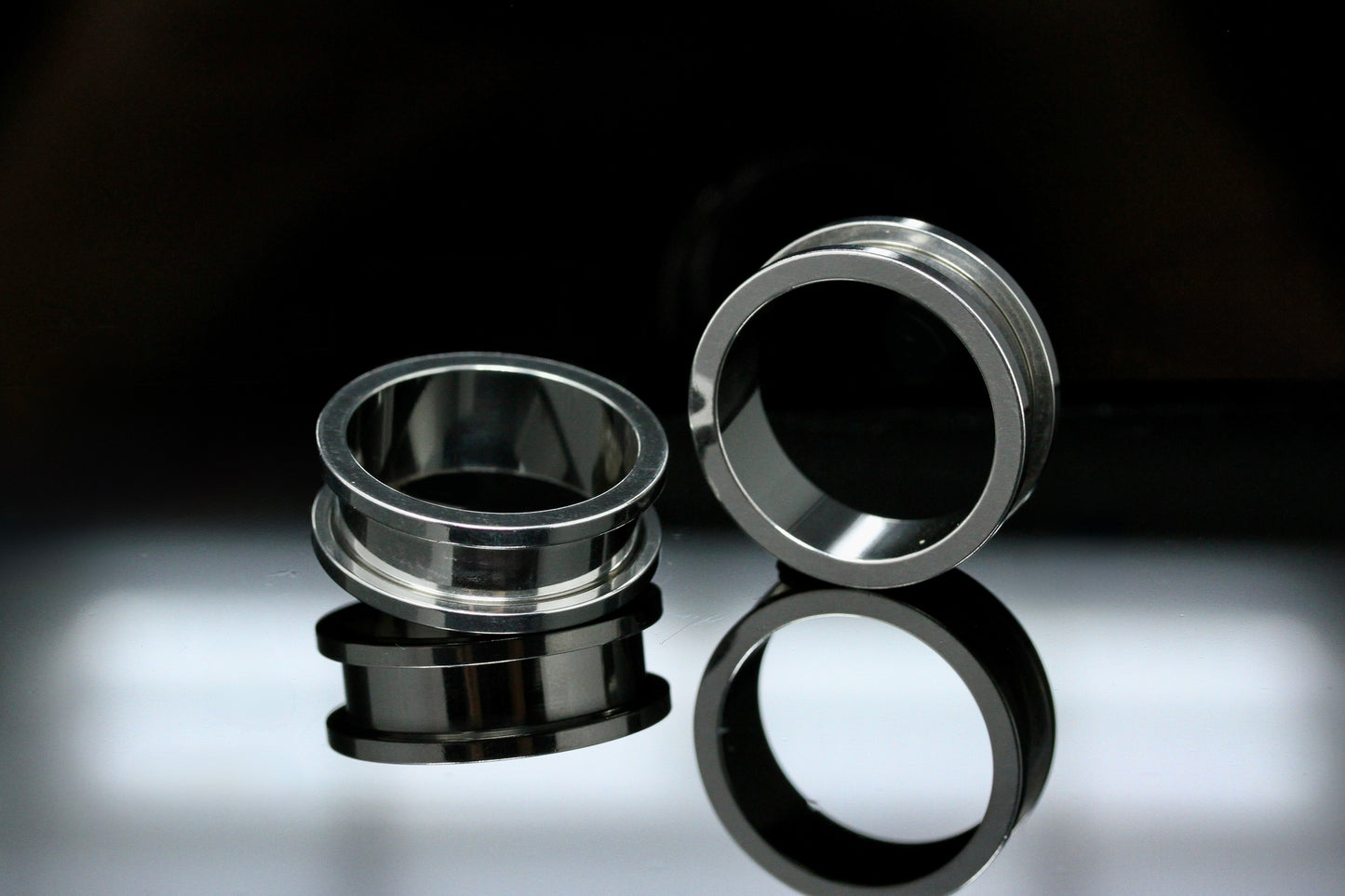 Stainless Steel Tunnels - Screw on Tunnel (Pair) - PSS39