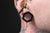 Black Hexagon Stainless Steel Tunnels - (Pair) - PSS60