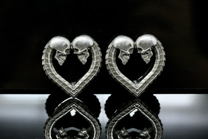 Til Death Do Us Part Stainless Steel Tunnels (Pair) - PSS74