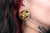 gold bee ear gauges